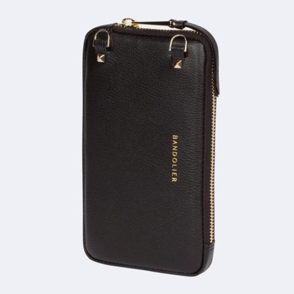Bandolier Expanded Zip Pouch - Black/Gold